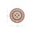 House of Cribbage - 2 Track 60 Points - Round Shape Pocket Size Wooden Travel Cribbage Board - Size 4 Inch (Bloodwood/Maple Wood)
