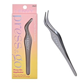 i-ENVY Press&Go Nonstick Cluster Lash Applicator, Premium Nonstick Coating, Multifunctional Curve Design, Precise Grip