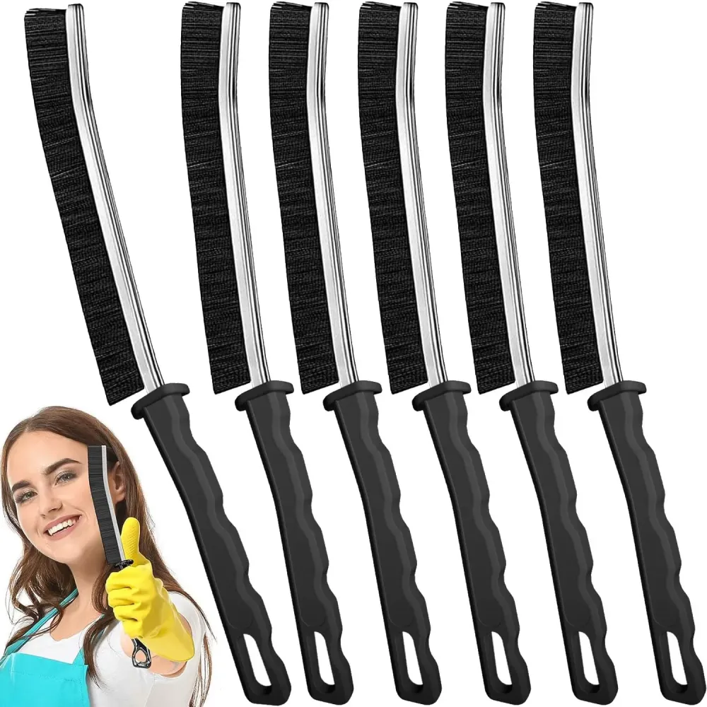 AUDELN Crevice Cleaning Brush, Hard Bristle Crevice Cleaning Brush, Shower Cleaner Brush, Bathroom Gap Cleaning Brush, Cleaning Tools, Gap Brush,6pcs AUDELN Crevice Cleaning Brush, Hard Bristle Crevice Cleaning Brush, Shower Cleaner Brush, Bathroom Gap Cleaning Brush, Cleaning Tools, Gap Brush,6pcs
