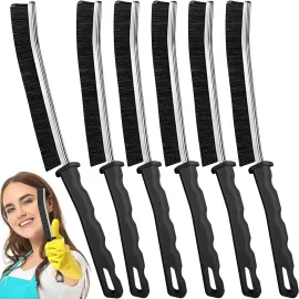 AUDELN Crevice Cleaning Brush, Hard Bristle Crevice Cleaning Brush, Shower Cleaner Brush, Bathroom Gap Cleaning Brush, Cleaning Tools, Gap Brush,6pcs