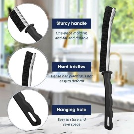 AUDELN Crevice Cleaning Brush, Hard Bristle Crevice Cleaning Brush, Shower Cleaner Brush, Bathroom Gap Cleaning Brush, Cleaning Tools, Gap Brush,6pcs AUDELN Crevice Cleaning Brush, Hard Bristle Crevice Cleaning Brush, Shower Cleaner Brush, Bathroom Gap Cleaning Brush, Cleaning Tools, Gap Brush,6pcs