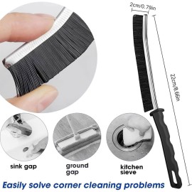AUDELN Crevice Cleaning Brush, Hard Bristle Crevice Cleaning Brush, Shower Cleaner Brush, Bathroom Gap Cleaning Brush, Cleaning Tools, Gap Brush,6pcs AUDELN Crevice Cleaning Brush, Hard Bristle Crevice Cleaning Brush, Shower Cleaner Brush, Bathroom Gap Cleaning Brush, Cleaning Tools, Gap Brush,6pcs
