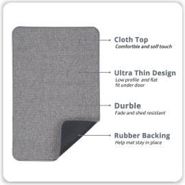 Bath Mat,Ultra Thin Bathroom Rugs,Rubber Bath Mats for Bathroom,Quick Dry,Non-Slip,Machine Washable,Fit Under Door,Absorbent Bath Rugs,Shower Outside,Sink,Home Decor Accessories.(Grey,17\'\'x27\'\') Bath Mat,Ultra Thin Bathroom Rugs,Rubber Bath Mats for Bathroom,Quick Dry,Non-Slip,Machine Washable,Fit Under Door,Absorbent Bath Rugs,Shower Outside,Sink,Home Decor Accessories.(Grey,17\'\'x27\'\')