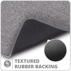 Bath Mat,Ultra Thin Bathroom Rugs,Rubber Bath Mats for Bathroom,Quick Dry,Non-Slip,Machine Washable,Fit Under Door,Absorbent Bath Rugs,Shower Outside,Sink,Home Decor Accessories.(Grey,17\'\'x27\'\') Bath Mat,Ultra Thin Bathroom Rugs,Rubber Bath Mats for Bathroom,Quick Dry,Non-Slip,Machine Washable,Fit Under Door,Absorbent Bath Rugs,Shower Outside,Sink,Home Decor Accessories.(Grey,17\'\'x27\'\')