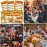 TCJIU Thanksgiving Day Friendly Feud Quiz,Thanksgiving Day Friendly Feud Game,Shower Games,Trivia Games for Family,Fall Winter Family Feud Style Game,I3