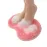 Shower Foot and Back Scrubber Mat,Wall Mounted Shower Foot Scrubber with Suction Cups,Exfoliating Silicone Massage Foot Cleaner for Shower(Pink)