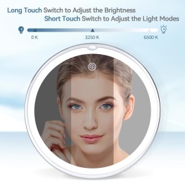 B Beauty Planet 2025 Upgraded Magnifying Mirror with Light, 20X Lighted Magnifying Mirror with Suction Cup and Tweezers, 3 Colors Vanity Mirror, 360 Rotation, Makeup Mirror with Lights 8 Inches B Beauty Planet 2025 Upgraded Magnifying Mirror with Light, 20X Lighted Magnifying Mirror with Suction Cup and Tweezers, 3 Colors Vanity Mirror, 360 Rotation, Makeup Mirror with Lights 8 Inches