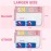 Burskit Clear Zipper Pouch for Travel Snacks Bag Nylon Clear Cosmetic Bag Makeup Travel Bag for Women with Glitter Patch Letters (Pink-Snacks)