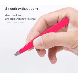 Tweezers Set, High Precision Stainless Steel Eyebrow Tweezers for Facial Hair, Inward Growing Hair and Splinter Remover Kit, Suitable for Women and Men, 4-Piece Set. (pink) Tweezers Set, High Precision Stainless Steel Eyebrow Tweezers for Facial Hair, Inward Growing Hair and Splinter Remover Kit, Suitable for Women and Men, 4-Piece Set. (pink)