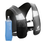 SWIFTVEST Running Phone Holder Vest with 6 Pockets & 500ml/17oz Water Bottle | Reflective Hydration Vest | Men & Women