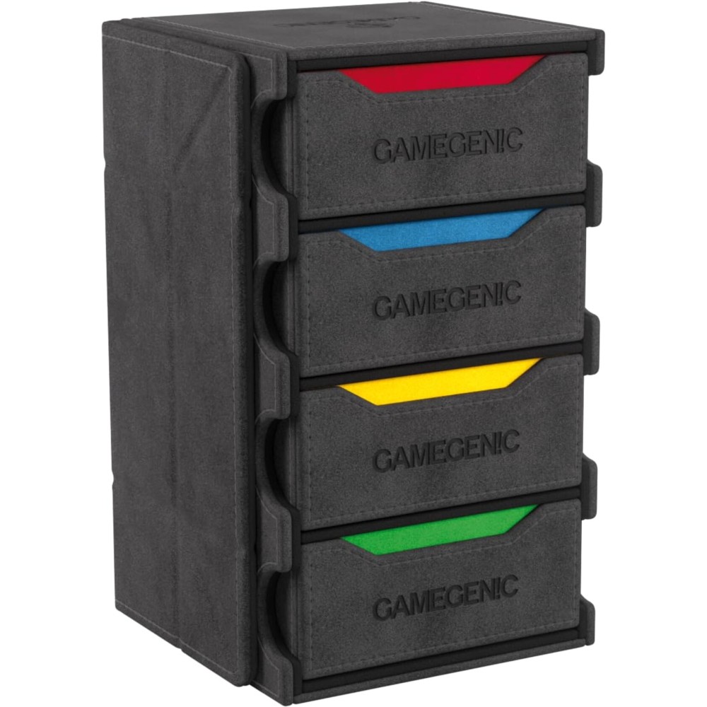 Gamegenic Tokens Lair - Premium All-in-One Token Box with Integrated Dice Tray for Ultimate Gaming Experience, Multifunctional Storage for Game Tokens, Dice and Accessories, Black Color Gamegenic Tokens Lair - Premium All-in-One Token Box with Integrated Dice Tray for Ultimate Gaming Experience, Multifunctional Storage for Game Tokens, Dice and Accessories, Black Color