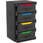 Gamegenic Tokens Lair - Premium All-in-One Token Box with Integrated Dice Tray for Ultimate Gaming Experience, Multifunctional Storage for Game Tokens, Dice and Accessories, Black Color