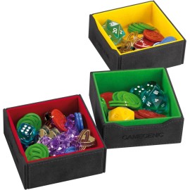 Gamegenic Tokens Lair - Premium All-in-One Token Box with Integrated Dice Tray for Ultimate Gaming Experience, Multifunctional Storage for Game Tokens, Dice and Accessories, Black Color Gamegenic Tokens Lair - Premium All-in-One Token Box with Integrated Dice Tray for Ultimate Gaming Experience, Multifunctional Storage for Game Tokens, Dice and Accessories, Black Color