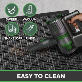 Mibao Front Door Mat, Heavy Duty Durable Welcome Mat for Outdoor Indoor, Dirt Trapper Waterproof Super Absorbent Door Mat for Entryway Outside Patio Porch, 29.5 x 17, Grey Mibao Front Door Mat, Heavy Duty Durable Welcome Mat for Outdoor Indoor, Dirt Trapper Waterproof Super Absorbent Door Mat for Entryway Outside Patio Porch, 29.5 x 17, Grey