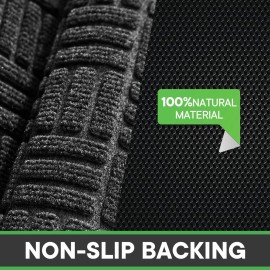 Mibao Front Door Mat, Heavy Duty Durable Welcome Mat for Outdoor Indoor, Dirt Trapper Waterproof Super Absorbent Door Mat for Entryway Outside Patio Porch, 29.5 x 17, Grey Mibao Front Door Mat, Heavy Duty Durable Welcome Mat for Outdoor Indoor, Dirt Trapper Waterproof Super Absorbent Door Mat for Entryway Outside Patio Porch, 29.5 x 17, Grey