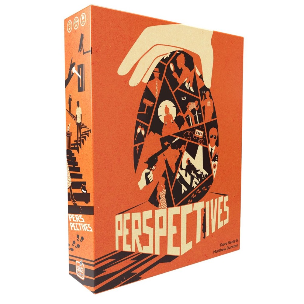 Space Cowboys Perspectives (Orange Box) - Mystery Game, Cooperative Storytelling Game for Kids and Adults, Ages 12+, 2-6 Players, 90 Minute Playtime, Made Space Cowboys Perspectives (Orange Box) - Mystery Game, Cooperative Storytelling Game for Kids and Adults, Ages 12+, 2-6 Players, 90 Minute Playtime, Made