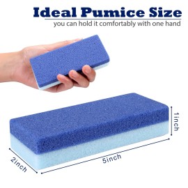 6 Pack Foot Pumice Stone for Feet Callus Remover, EWAGOA Pedicure Tools for Feet, Foot Exfoliator and Foot Scrubber Dead Skin Remover Cracked Heel Repair (6-Blue) 6 Pack Foot Pumice Stone for Feet Callus Remover, EWAGOA Pedicure Tools for Feet, Foot Exfoliator and Foot Scrubber Dead Skin Remover Cracked Heel Repair (6-Blue)