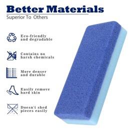 6 Pack Foot Pumice Stone for Feet Callus Remover, EWAGOA Pedicure Tools for Feet, Foot Exfoliator and Foot Scrubber Dead Skin Remover Cracked Heel Repair (6-Blue) 6 Pack Foot Pumice Stone for Feet Callus Remover, EWAGOA Pedicure Tools for Feet, Foot Exfoliator and Foot Scrubber Dead Skin Remover Cracked Heel Repair (6-Blue)