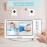 Blemil Baby Monitor with 2 Cameras and Audio, 4.3\'\' IPS Split-Screen Monitor with 29-Hour Battery, 1000ft Range Pan-Tilt-Zoom Video Baby Monitor No WiFi, 2X Zoom