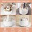 360 Rotate Makeup Brush Holder Organizer, Makeup Organizers Countertop, Makeup organization and Skincare Storage for Vanity, Desktop, Bathroom (White)