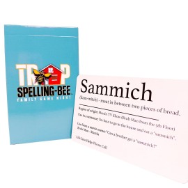Trap Spelling Bee Volume 1 Card Game | Family and Friend Gatherings, Adult Game Night and Family Fun Urban Culture Slang and Ebonics Words Party Game