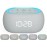 ANJANK White Noise Sound Machine Alarm Clock with Bluetooth Speaker, 21 Relaxing Sounds, 7 Night Lights,0-100% Dimmer/Sleep Timer/30-Level Volume Control,Sound Machine for Kids Adults Sleeping,Bedroom