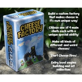 Cheese Factory Card Game | Tiny Snek Comics | 2 to 4 Players | Entry Level Engine Building Game | Silly, Casual Card Game Cheese Factory Card Game | Tiny Snek Comics | 2 to 4 Players | Entry Level Engine Building Game | Silly, Casual Card Game