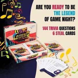Lyric Legend 90\'s R&B - Finish The Lyrics Game with Trivia to Argue for The Correct Songs. Great for Gifts, Game Night, and Groups. 144 Songs and a Playlist, You\'ll Sing Along and Quiz Your Friends!