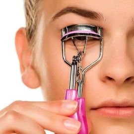 Jeufond 80 pcs Eyelash Curler Refills, Eyelash Curler Pads, Silicone Rubber Universal Eye lash Curler Replacement Refills with Clear Storage Box (Pink) Jeufond 80 pcs Eyelash Curler Refills, Eyelash Curler Pads, Silicone Rubber Universal Eye lash Curler Replacement Refills with Clear Storage Box (Pink)