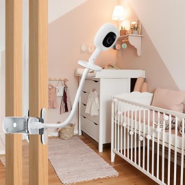 Baby Monitor Mount Compatible with Nanit Pro Smart Baby Monitor & Flex Stand ,Also for Cameras with 1/4 Screw Moun,t 15.7 inches Flexible Long Gooseneck ArmBaby Camera Holder Stand Without Tools