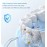 Portable Water Flosser for Teeth,Travel Water Flosser Picks,Mini Cordless Oral Irrigator Rechargeable Power Dental with Telescopic Water Tank, IPX7 Wateroproof for Brace & Sensitive Teeth Care,Pink