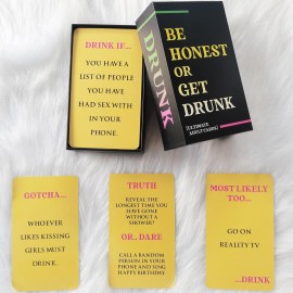 DPEHAKMK Drinking Games for Party Games, Fun Drinking Game for Parties, 77 Hilarious Drunk Card Games, 18+ Bachelorette Fun Adult Games for Game Night