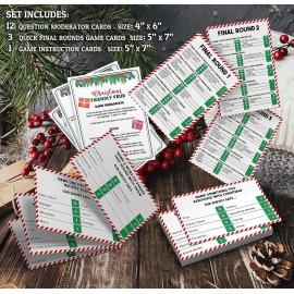 Christmas Friendly Feud Game, Family Game Night, Trivia Quiz, Christmas Trivia Game, Games for Family, Office, Class, Group, Fun Feud for Family -SC02A
