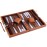 RERIVER Backgammon Set 2 Players Classic Backgammon Sets for Adults Board Game with PU Leather Case Portable and Travel Backgammon Set (Brown, 11inch)