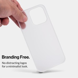 totallee Thin iPhone 15 Pro Case, Thinnest Cover Ultra Slim Minimal - for Apple iPhone 15 Pro (2023) (Frosted Clear) totallee Thin iPhone 15 Pro Case, Thinnest Cover Ultra Slim Minimal - for Apple iPhone 15 Pro (2023) (Frosted Clear)