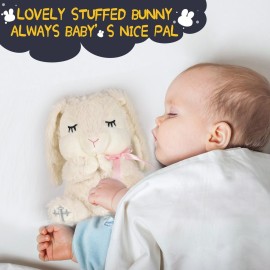 VUNCESSIN Baptism Gifts for Girls, Baby Dedication Gift, Christening Gifts for Baby Girls, Baptism Gifts Set Include 7\'\' Plush Bunny and Let\'s Pray Book in Keepsake Box. VUNCESSIN Baptism Gifts for Girls, Baby Dedication Gift, Christening Gifts for Baby Girls, Baptism Gifts Set Include 7\'\' Plush Bunny and Let\'s Pray Book in Keepsake Box.