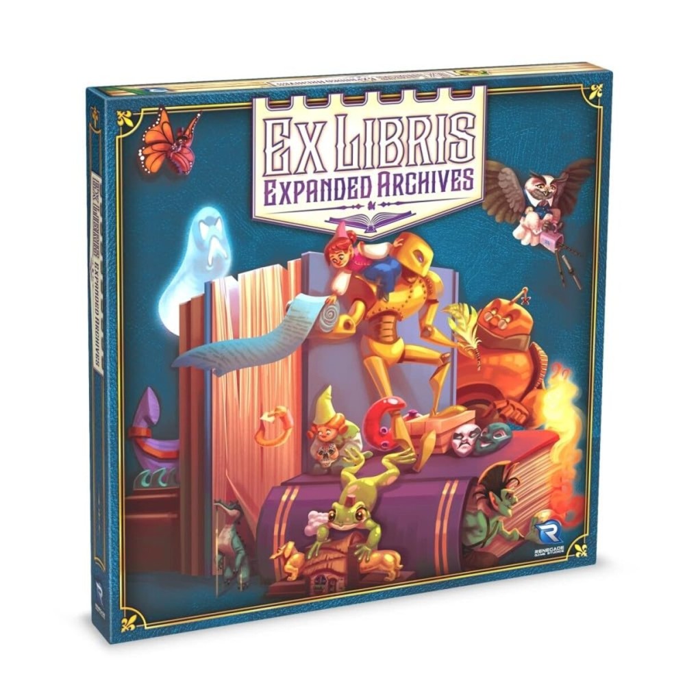 Renegade Game Studios: Ex Libris: Expanded Archives Expansion Expansion Content, Core Game Needed to Play