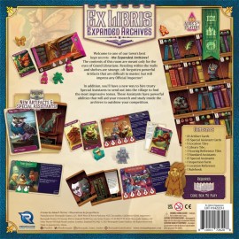 Renegade Game Studios: Ex Libris: Expanded Archives Expansion Expansion Content, Core Game Needed to Play