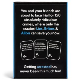 ZigZag Games Lies, Bribes & Alibis - A Fun Adult Party Card Game for Date Nights, College Bashes, Friendly Gatherings and Game Nights - Free Bonus Included (Amazon Exclusive)