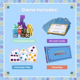 Award-Winning Board Game for Families - Rolls 2 Riches | Fast-Paced Dice, Card & Strategy Game for Kids & Adults | Perfect for Parties, Travel, Camping, Game Nights & Outdoor Summer Fun Award-Winning Board Game for Families - Rolls 2 Riches | Fast-Paced Dice, Card & Strategy Game for Kids & Adults | Perfect for Parties, Travel, Camping, Game Nights & Outdoor Summer Fun