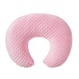 ESEN Baby Nursing Pillow and Body Positioner for Breast Feeding and Bottle Feeding, Ultra Soft Baby Breastfeeding Pillows with Removable Nursing Pillow Cover for More Support for Mom and Baby (Pink)