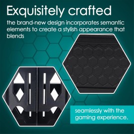 JstFrU Card Case Black | Card Sorting Tray for Catan Resource Cards - Gaming | Game Accessory for The Catan Board Game | Suitable for The Expansion of Catan Game Cards and All Other Card Games