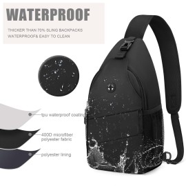 Pritent Crossbody Bags for Women Men Trendy Sling Bag Bakpack Casual Chest Bag with Convertible Shoulder Strap Travel Cross Body Bag for Hiking Traveling Outdoors(Black) Pritent Crossbody Bags for Women Men Trendy Sling Bag Bakpack Casual Chest Bag with Convertible Shoulder Strap Travel Cross Body Bag for Hiking Traveling Outdoors(Black)
