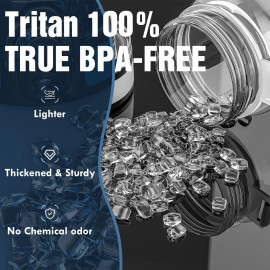 OLDLEY Water Bottle, 32oz Motivational Sports Water Bottle with Time Marker - Times to Drink - Tritan, BPA Free, Wide Mouth Leakproof, Clear (1 Bottle)