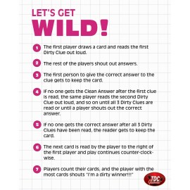 TDC Games Travel Dirty Minds Bachelorette Party Card Game, Ultimate Bachelorette Party Games, The Girl\'s Night Party Game TDC Games Travel Dirty Minds Bachelorette Party Card Game, Ultimate Bachelorette Party Games, The Girl\'s Night Party Game