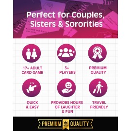 TDC Games Travel Dirty Minds Bachelorette Party Card Game, Ultimate Bachelorette Party Games, The Girl\'s Night Party Game TDC Games Travel Dirty Minds Bachelorette Party Card Game, Ultimate Bachelorette Party Games, The Girl\'s Night Party Game