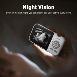 Upgrade Video Baby Monitor,WiFi Baby Camera,2.8 Display and App Control,1200ft Long Range,2 Way Talk,Auto Night Vision,Sound Alert,VOX,Temperature Sensor 5 Lullabies Feeding Remind,Home Use Upgrade Video Baby Monitor,WiFi Baby Camera,2.8 Display and App Control,1200ft Long Range,2 Way Talk,Auto Night Vision,Sound Alert,VOX,Temperature Sensor 5 Lullabies Feeding Remind,Home Use