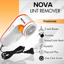 NOVA LINT REMOVER for Clothes - Fabric Shaver Tint and Dust Remover Standard LINT Remover
