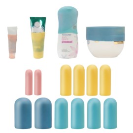 12 Pack Multi Sizes Silicone Bottle Covers, Travel..