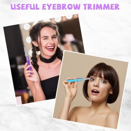 Chumia 2 Pcs Electric Eyebrow Trimmer Women Precision Face Razors Mini Shaver with Comb Christmas Women Gift Battery Operated Personal Epilator for Face Neck Fuzz Lips Leg(Sky Blue, Purple) Chumia 2 Pcs Electric Eyebrow Trimmer Women Precision Face Razors Mini Shaver with Comb Christmas Women Gift Battery Operated Personal Epilator for Face Neck Fuzz Lips Leg(Sky Blue, Purple)